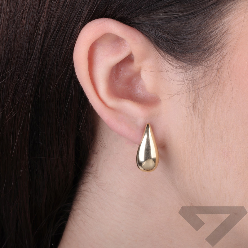 Kolczyki VIRAL kropla próba 375