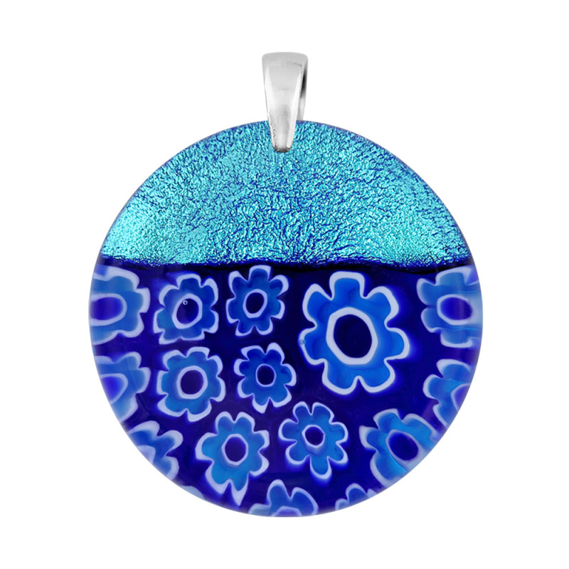 Wisiorek CAPITO ze szkła Murano, koluszko ze srebra 925