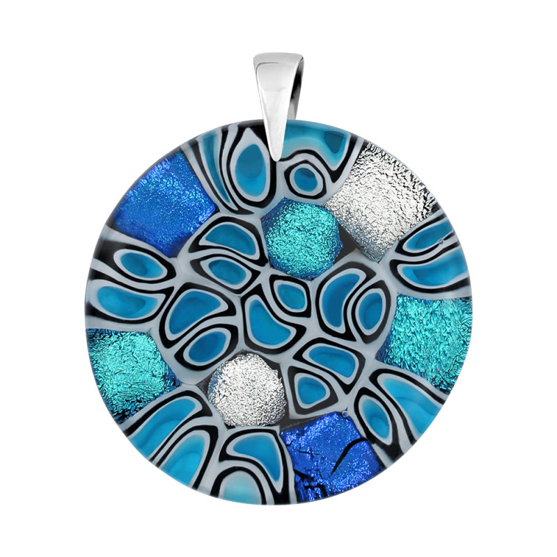 Wisior PALLONCINI ze szkła Murano, koluszko ze srebra 925