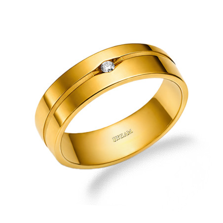 Obrączka PŁ ZO SEZ-ZOA-136-5MM-1,3-LAB Au 585