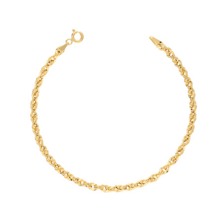 Złoty łańcuszek skrętka pr. 585 - JubilerSezam.pl