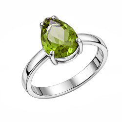 Pierścionek srebrny 925 z zultanitem jubilerskim zmieniającym barwę