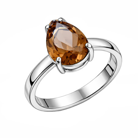 Pierścionek srebrny 925 z zultanitem jubilerskim zmieniającym barwę