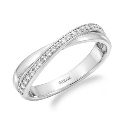 Pierścionek srebrny X z cyrkoniami, próba 925