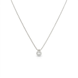 Naszyjnik z Białego Złota z Cyrkonią pr. 585 - JubilerSezam.pl