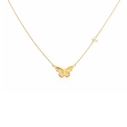 Złoty Naszyjnik z Motylami pr. 585 - JubilerSezam.pl