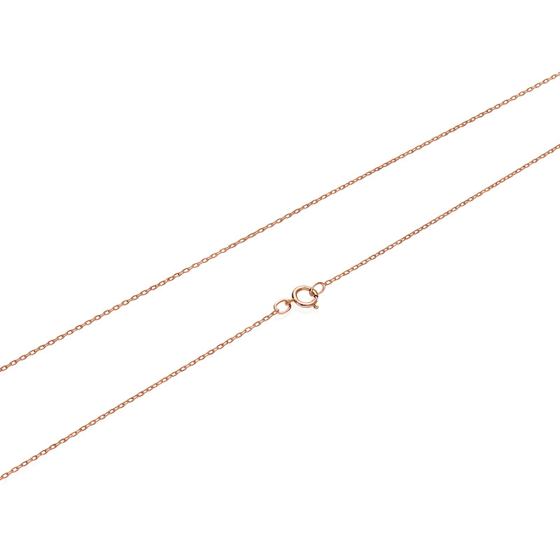 Różowe Złoto Łańcuszek Anker pr. 585 - JubilerSezam.pl