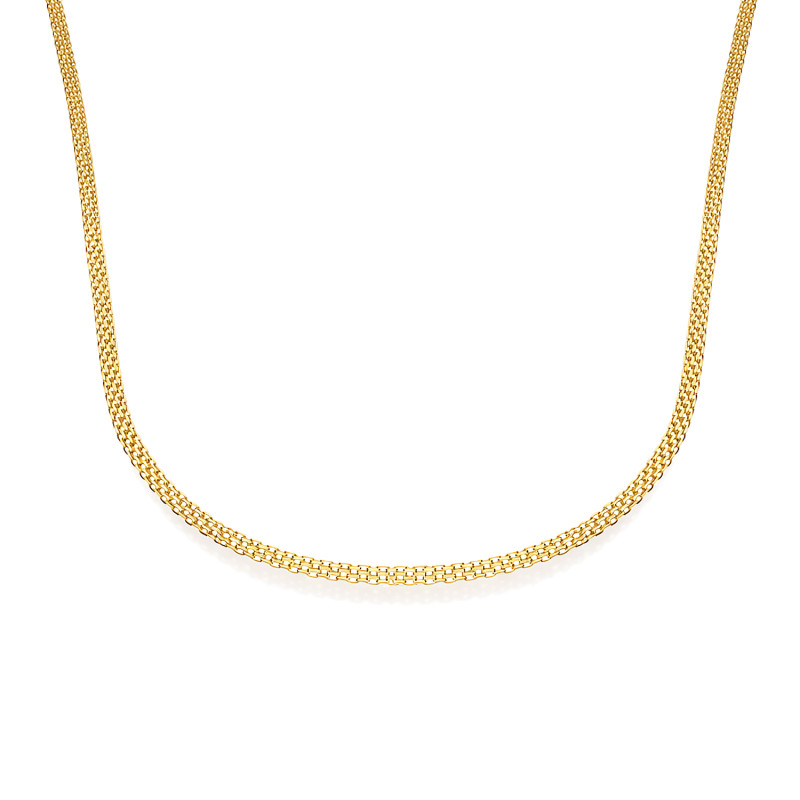 Złoty Łańcuszek Bismark pr. 585 - Klasyczny Splot - JubilerSezam.pl