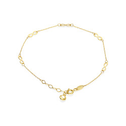 Złota bransoletka nieskończoność pr. 375 - JubilerSezam.pl