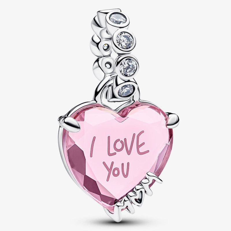 Pandora charms 794464C01 „I Love You Mom” – wyjątkowy symbol miłości