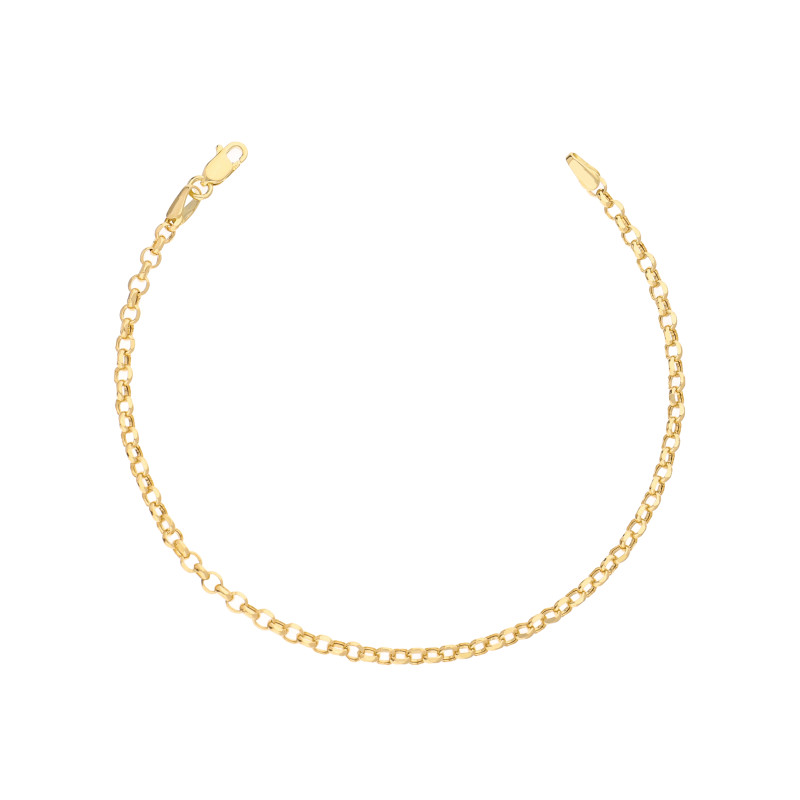 Bransoletka złota dmuchana typu rolo 3 mm, próba 375