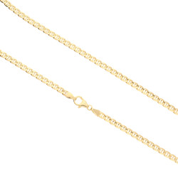 Łańcuszek złoty splot typu gucci, złoto 585