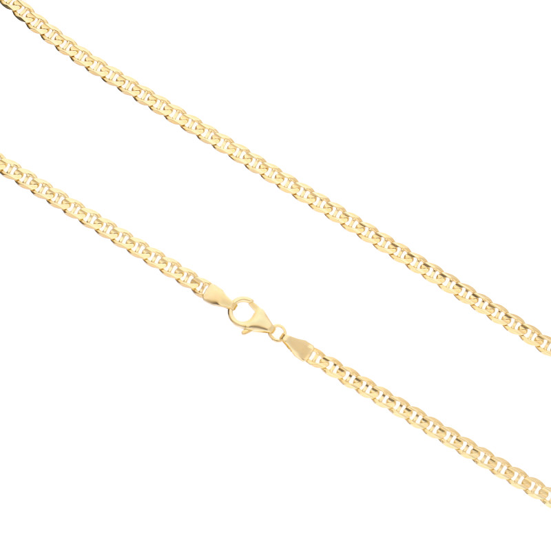 Łańcuszek złoty splot typu gucci, złoto 585