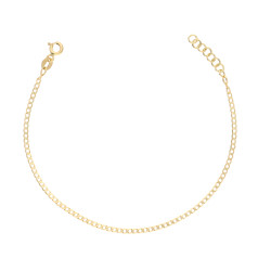 Bransoletka złota pancer z grawerem 1,9 mm próba 375