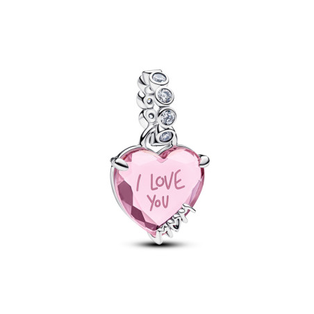 Pandora srebrny charms Wiszące Serce 794464C01