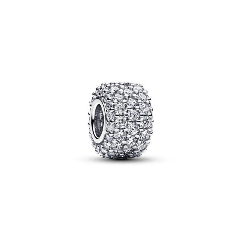 Pandora srebrny charms 792820C01 z cyrkoniami