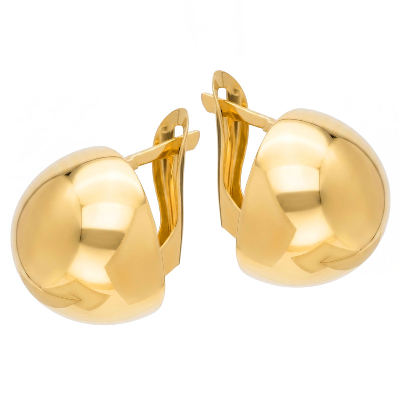 Kolczyki złote kopułka VIRAL, próba 375