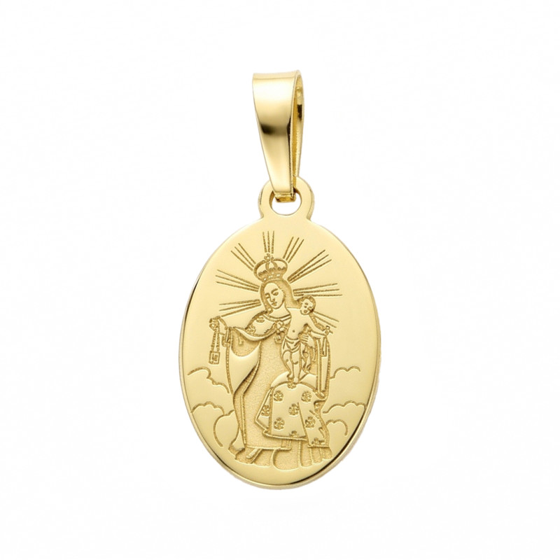 Medalik Pozłacany Szkaplerz Karmelitański - JubilerSezam.pl