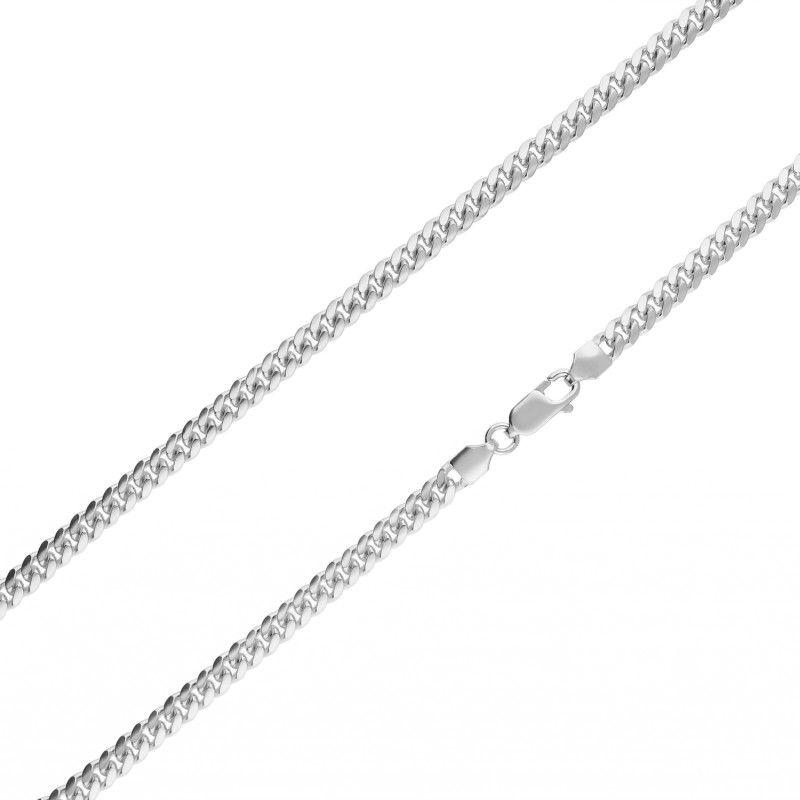 Łańcuszek pancerka zaokrąglona 4 mm, srebro próby 925