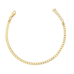 Bransoletka złota pancerka 3 mm próba 375