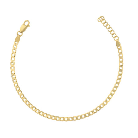 Bransoletka złota pancerka 3 mm próba 375