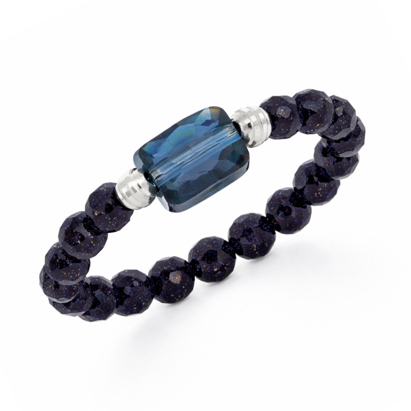 Pierścionek z fasetowanymi kamieniami, srebro 925