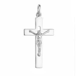 Krzyżyk z wizerunkiem Pana Jezusa, srebro 925