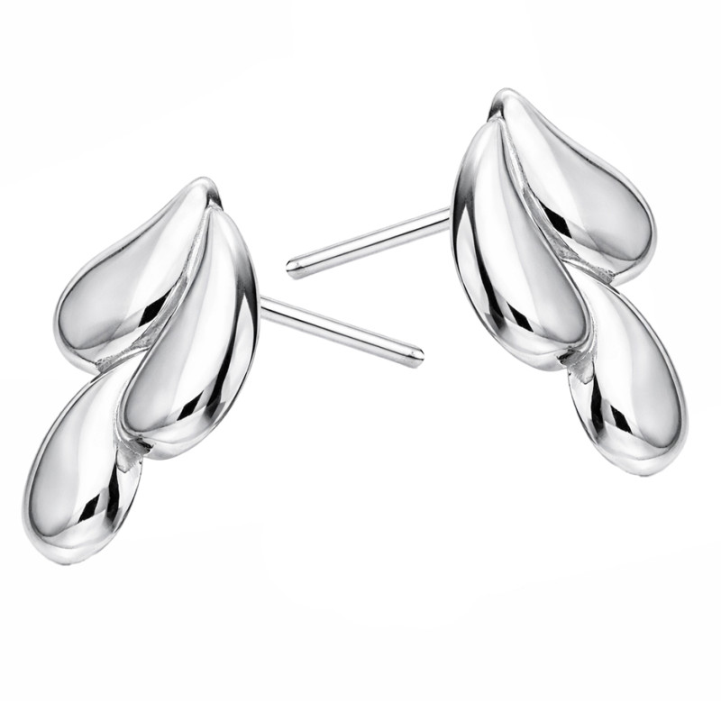 Kolczyki VIRAL krople dmuchane, srebro 925