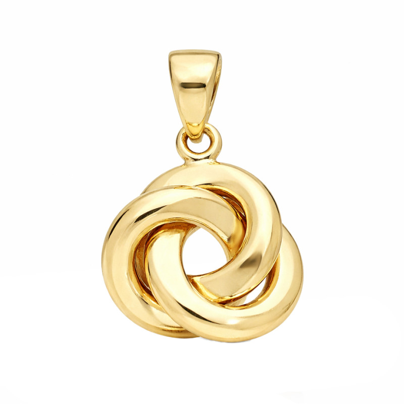 Zawieszka złota precel, próba 375