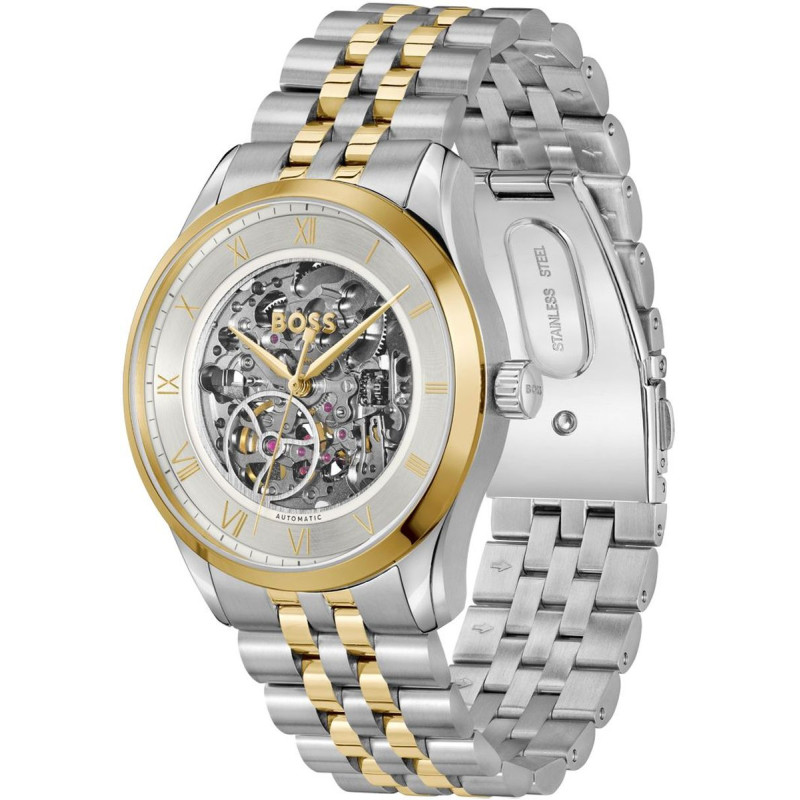 Zegarek męski BOSS Principle Skeleton 1514237 na bransolecie