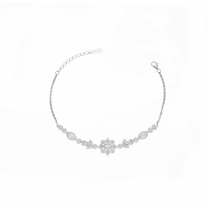 Bransoleta srebrna z cyrkoniami zaprezentowana na Miss Venezuela Leix Collins