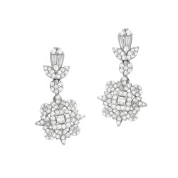 Kolczyki srebrne z cyrkoniami zaprezentowane na Miss Venezuela Leix Collins