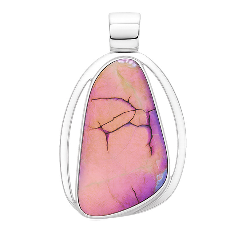 Wisiorek srebrny z opalem labolatoryjnym