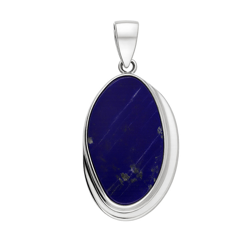 Zawieszka srebrna z lapis lazuli