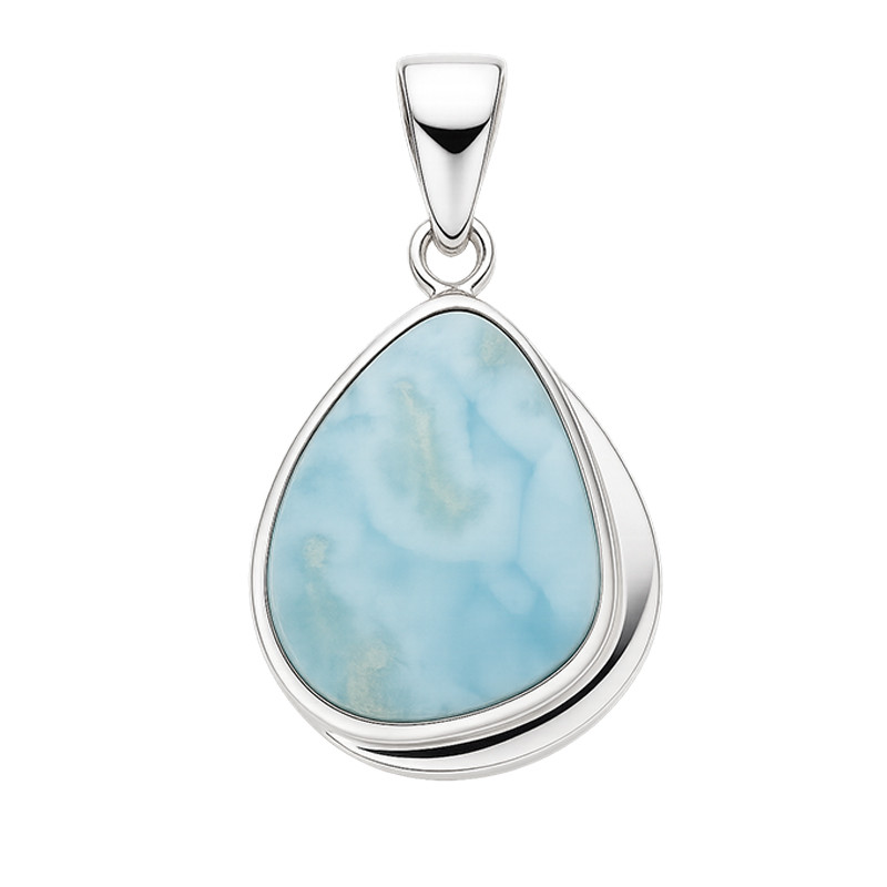 Srebrna Zawieszka Larimar Pr. 925 z Dominikany - JubilerSezam.pl