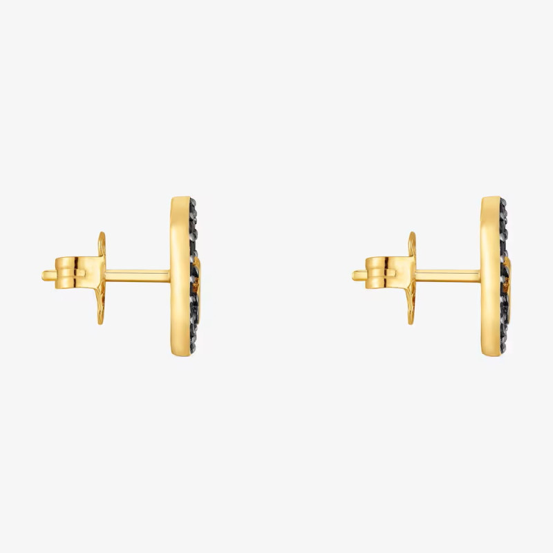 Kolczyki ze srebra powlekanego złotem 18-karatowym ze spinelami TOUS Camille