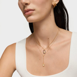 Wisiorek ze srebra powlekanego złotem 18-karatowym ze spinelami TOUS Camille