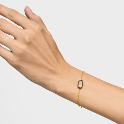 Bransoletka ze srebra powlekanego złotem 18-karatowym ze spinelami TOUS Camille