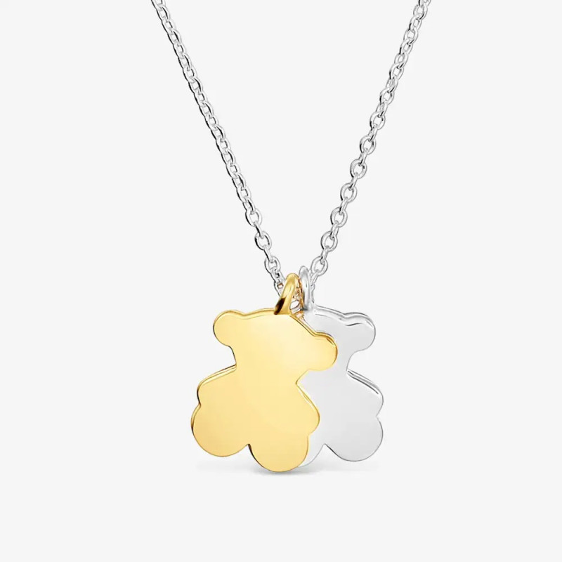 Krótki dwukolorowy naszyjnik z motywami TOUS Sweet Dolls