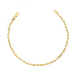 Bransoletka złota dmuchana typu rolo, próba 375