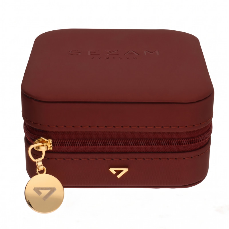 Opakowanie szkatułka podróżna na biżuterię z logiem Sezam