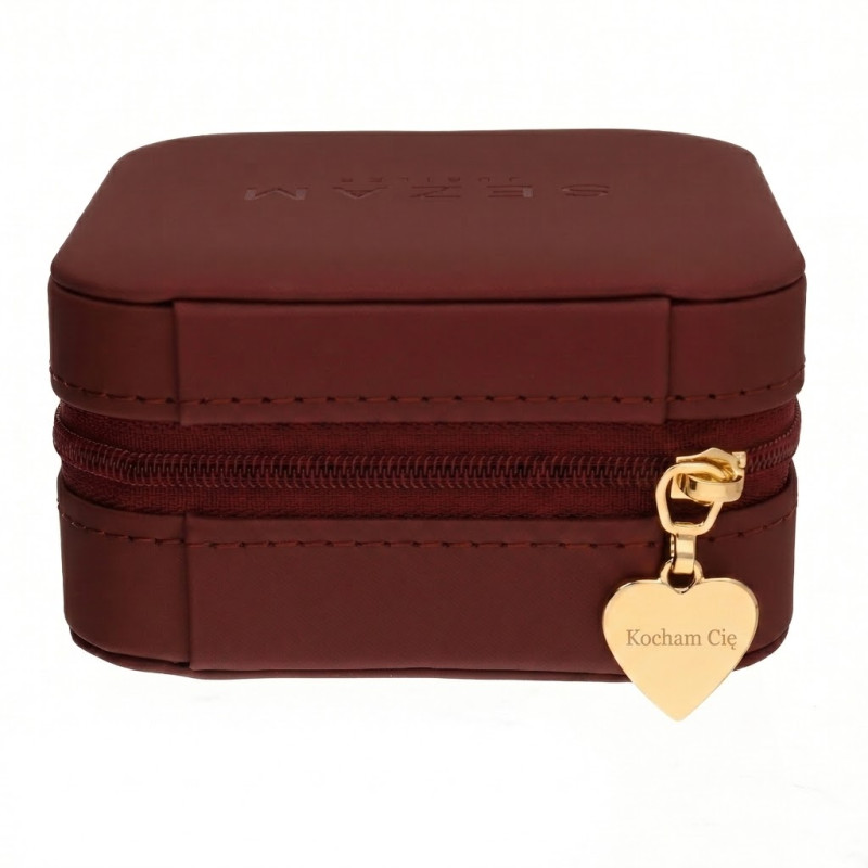 Opakowanie szkatułka podróżna Kocham Cię