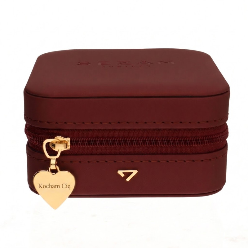 Opakowanie szkatułka podróżna Kocham Cię