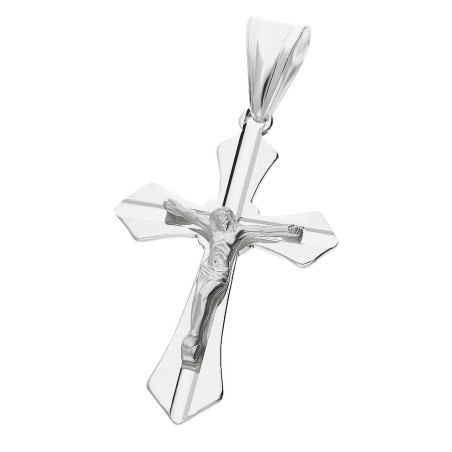 Krzyżyk srebrny z Wizerunkiem Pana Jezusa, próba 925