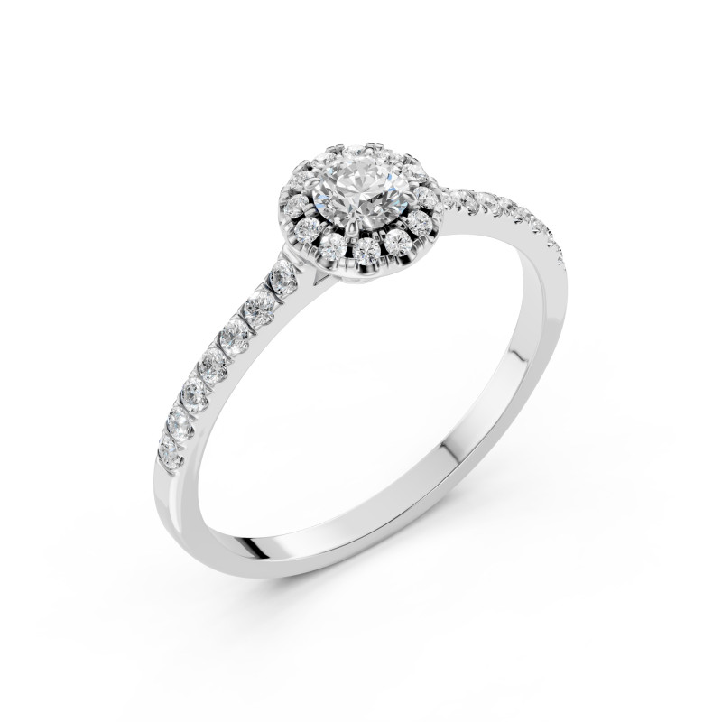 Pierścionek Soliter Wieczność z diamentami 101-10095-W-0.2