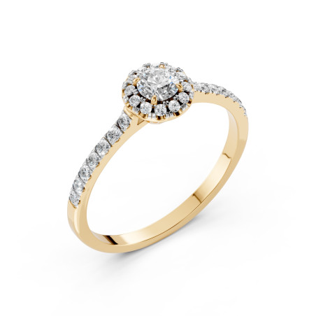 Pierścionek Soliter Wieczność z diamentami 101-10095-Y-0.2