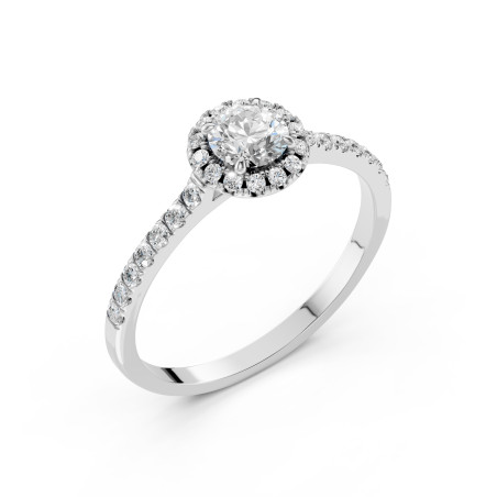 Pierścionek Soliter Wieczność z diamentami 101-10095-W-0.5