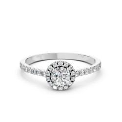 Pierścionek Soliter Wieczność z diamentami 101-10095-W-0.5