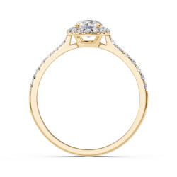 Pierścionek Soliter Wieczność z diamentami 101-10095-Y-0.5