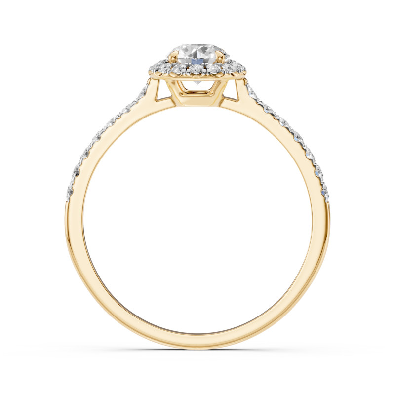 Pierścionek Soliter Wieczność z Diamentami KB 101-10095-Y-0.5